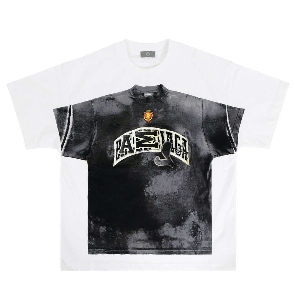 Graffiti Printing Short-sleeved T-shirt For Men - RALO COLLECTION STUDIO