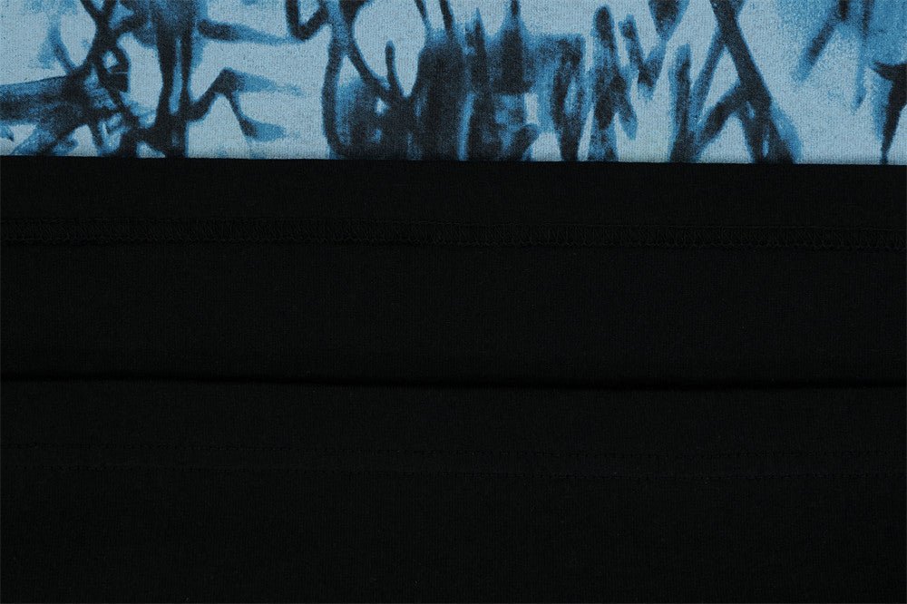 Graffiti Printing Short-sleeved T-shirt For Men - RALO COLLECTION STUDIO