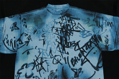 Graffiti Printing Short-sleeved T-shirt For Men - RALO COLLECTION STUDIO