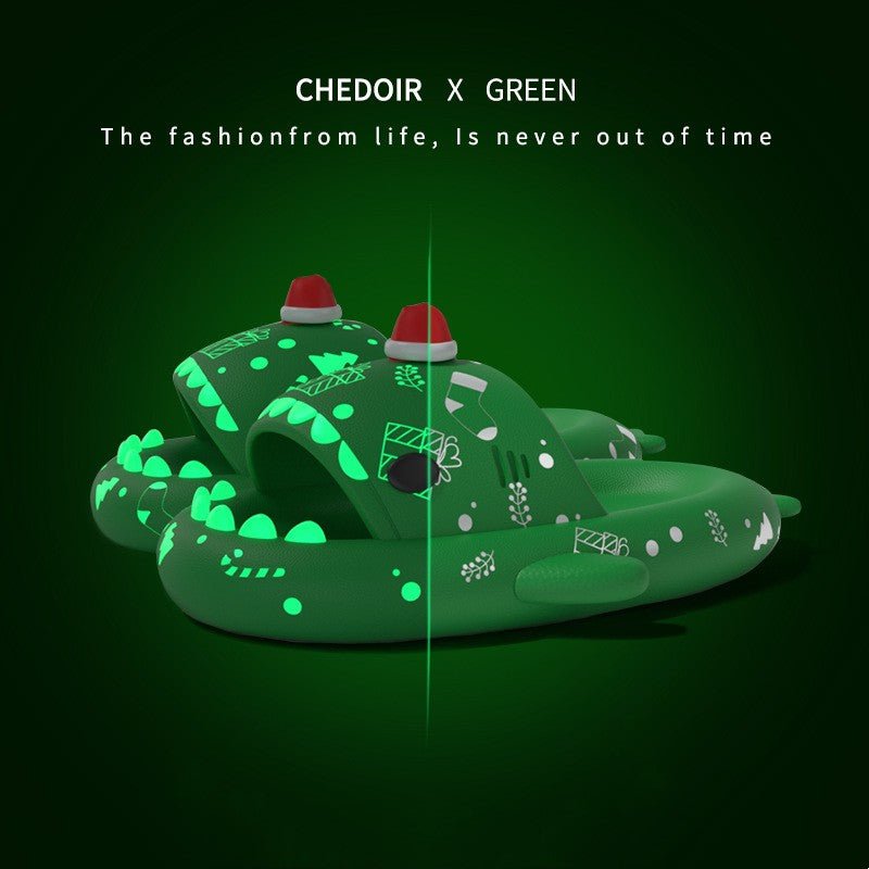 RALO Halloween & Christmas Luminous Shark Slippers - RALO COLLECTION STUDIO