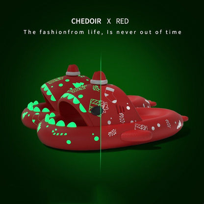 RALO Halloween & Christmas Luminous Shark Slippers - RALO COLLECTION STUDIO