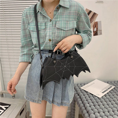 RALO Halloween Spider Web Bat Crossbody Shoulder Bag - RALO COLLECTION STUDIO
