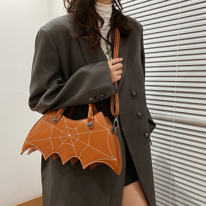 RALO Halloween Spider Web Bat Crossbody Shoulder Bag - RALO COLLECTION STUDIO