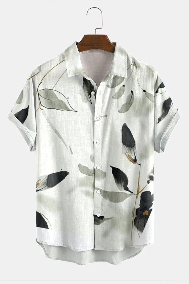 RALO Collection | Hawaiian 3D Light Color Short Sleeve Shirt For Men - RALO COLLECTION STUDIO