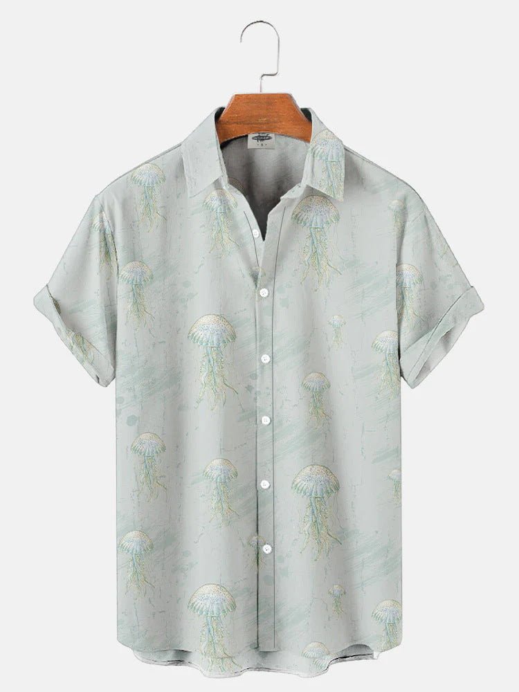 RALO Collection | Hawaiian 3D Light Color Short Sleeve Shirt For Men - RALO COLLECTION STUDIO