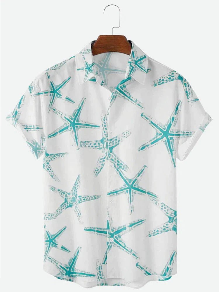 RALO Collection | Hawaiian 3D Light Color Short Sleeve Shirt For Men - RALO COLLECTION STUDIO