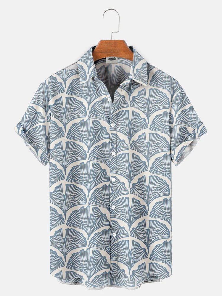 RALO Collection | Hawaiian 3D Light Color Short Sleeve Shirt For Men - RALO COLLECTION STUDIO