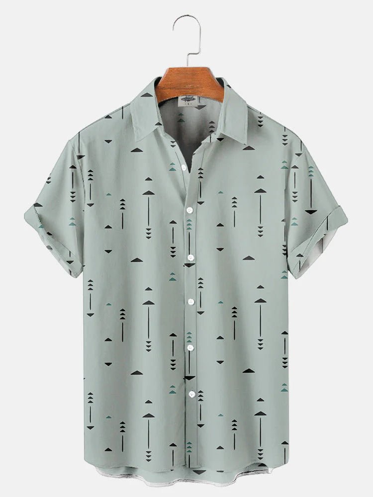 RALO Collection | Hawaiian 3D Light Color Short Sleeve Shirt For Men - RALO COLLECTION STUDIO