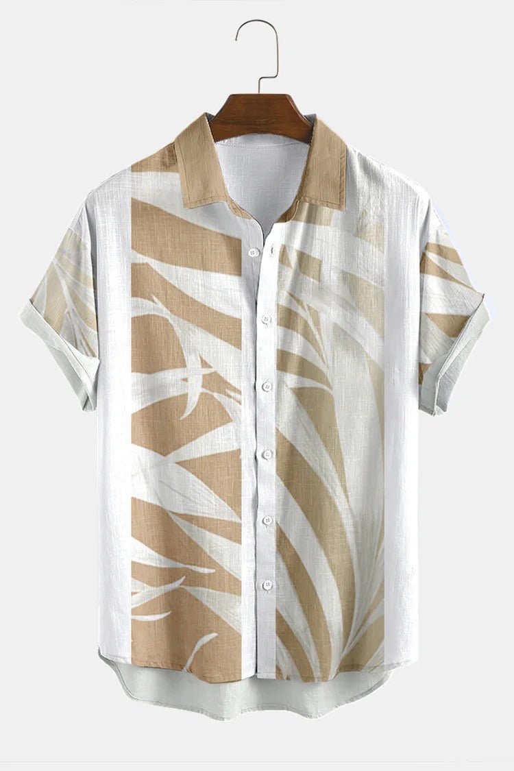RALO Collection | Hawaiian 3D Light Color Short Sleeve Shirt For Men - RALO COLLECTION STUDIO