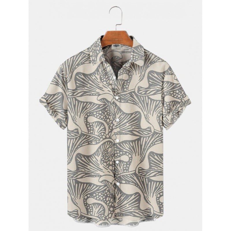 RALO Collection | Hawaiian 3D Light Color Short Sleeve Shirt For Men - RALO COLLECTION STUDIO