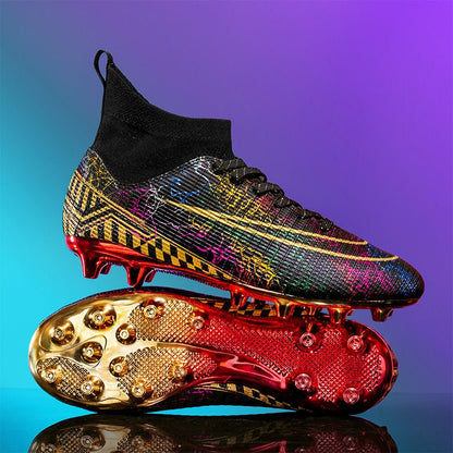RALO High-Top Basketball Sneakers – Printed Sports Shoes with Synthetic Leather Design - RALO COLLECTION STUDIO