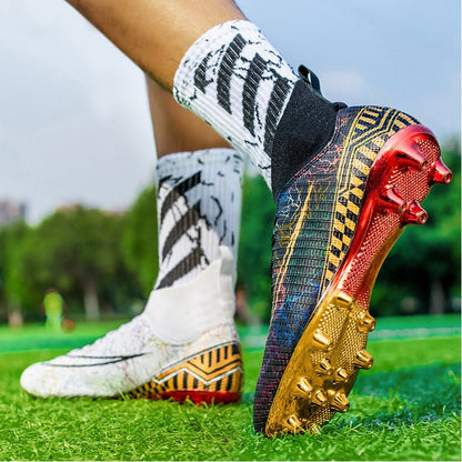 RALO High-Top Basketball Sneakers – Printed Sports Shoes with Synthetic Leather Design - RALO COLLECTION STUDIO