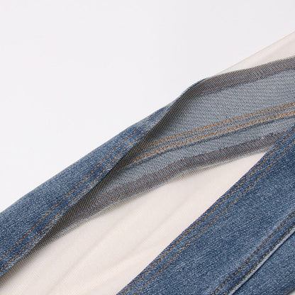 Hollow Irregular Patchwork Jeans Woman - RALO COLLECTION STUDIO