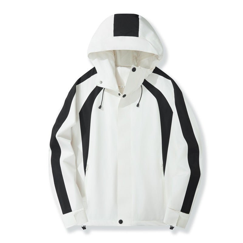 Hooded Sport-Style Jacket Mens Casual Outdoor Waterproof Coat - RALO COLLECTION STUDIO