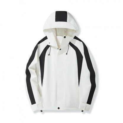 Hooded Sport-Style Jacket Mens Casual Outdoor Waterproof Coat - RALO COLLECTION STUDIO