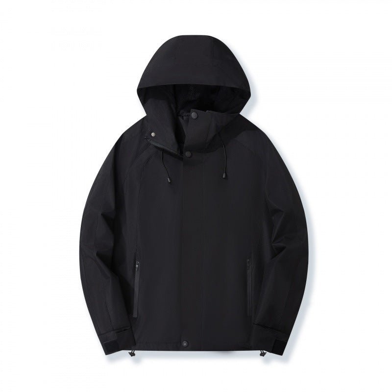 Hooded Sport-Style Jacket Mens Casual Outdoor Waterproof Coat - RALO COLLECTION STUDIO