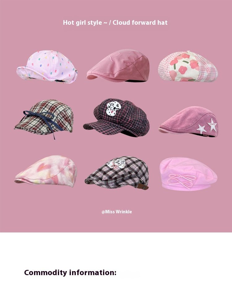 Hot Girl Merican Retro Denim Advance Hats Women - RALO COLLECTION STUDIO