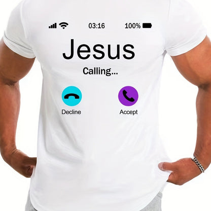 Jesus Calls For Printed Men's Comfortable T-shirts - RALO COLLECTION STUDIO