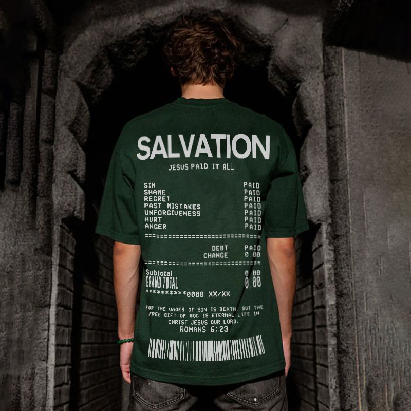 Jesus Paid It All Print T-shirt - RALO COLLECTION STUDIO