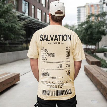 Jesus Paid It All Print T-shirt - RALO COLLECTION STUDIO