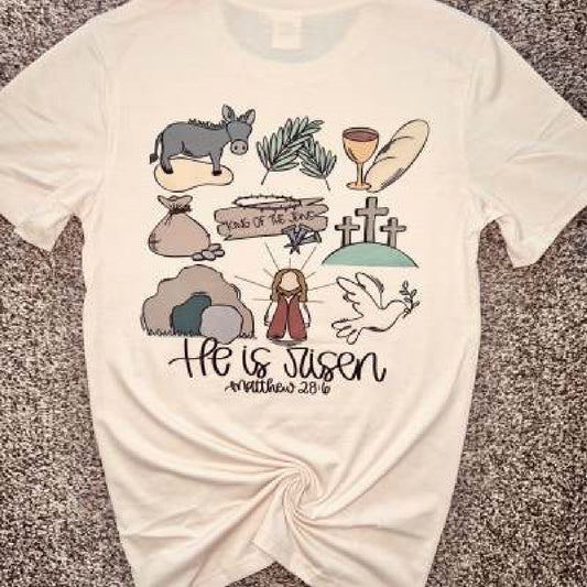 Jesus Resurrection 3D Digital Printing Casual Round Neck Short Sleeves - RALO COLLECTION STUDIO