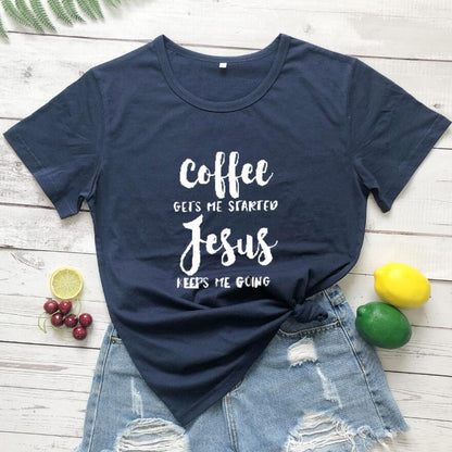 Jesus slogan T-shirt - RALO COLLECTION STUDIO
