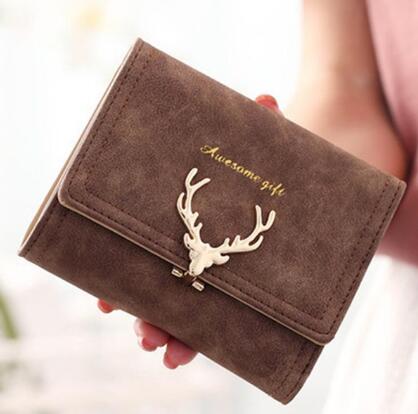 Korean Fashion Frosted Deer Woman Bag Multi Card Holding Bag Coin Purse - RALO COLLECTION STUDIO