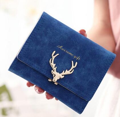 Korean Fashion Frosted Deer Woman Bag Multi Card Holding Bag Coin Purse - RALO COLLECTION STUDIO