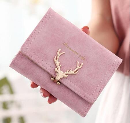 Korean Fashion Frosted Deer Woman Bag Multi Card Holding Bag Coin Purse - RALO COLLECTION STUDIO