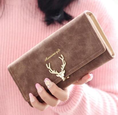Korean Fashion Frosted Deer Woman Bag Multi Card Holding Bag Coin Purse - RALO COLLECTION STUDIO