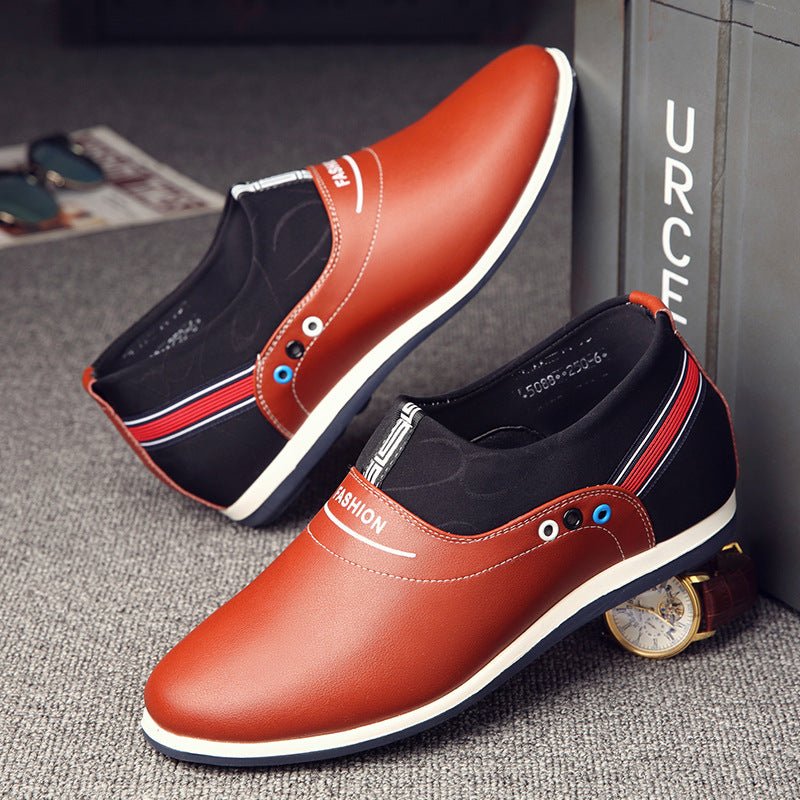 Korean Style Leisure Hollow-out Height Increasing Elevator Shoes For Men - RALO COLLECTION STUDIO
