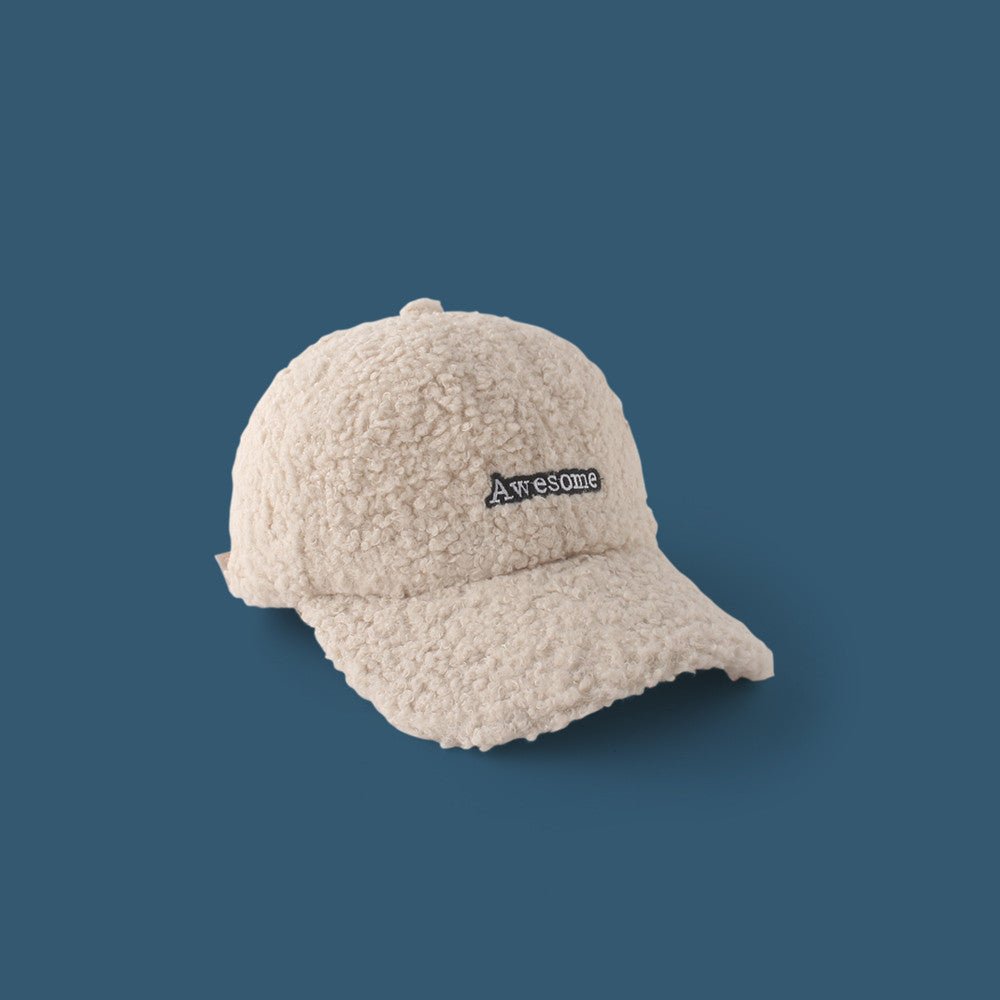 Lamb Wool Alphabet Plush Hat For Men And Women - RALO COLLECTION STUDIO