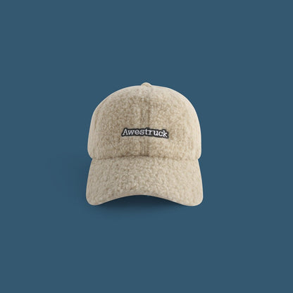 Lamb Wool Alphabet Plush Hat For Men And Women - RALO COLLECTION STUDIO