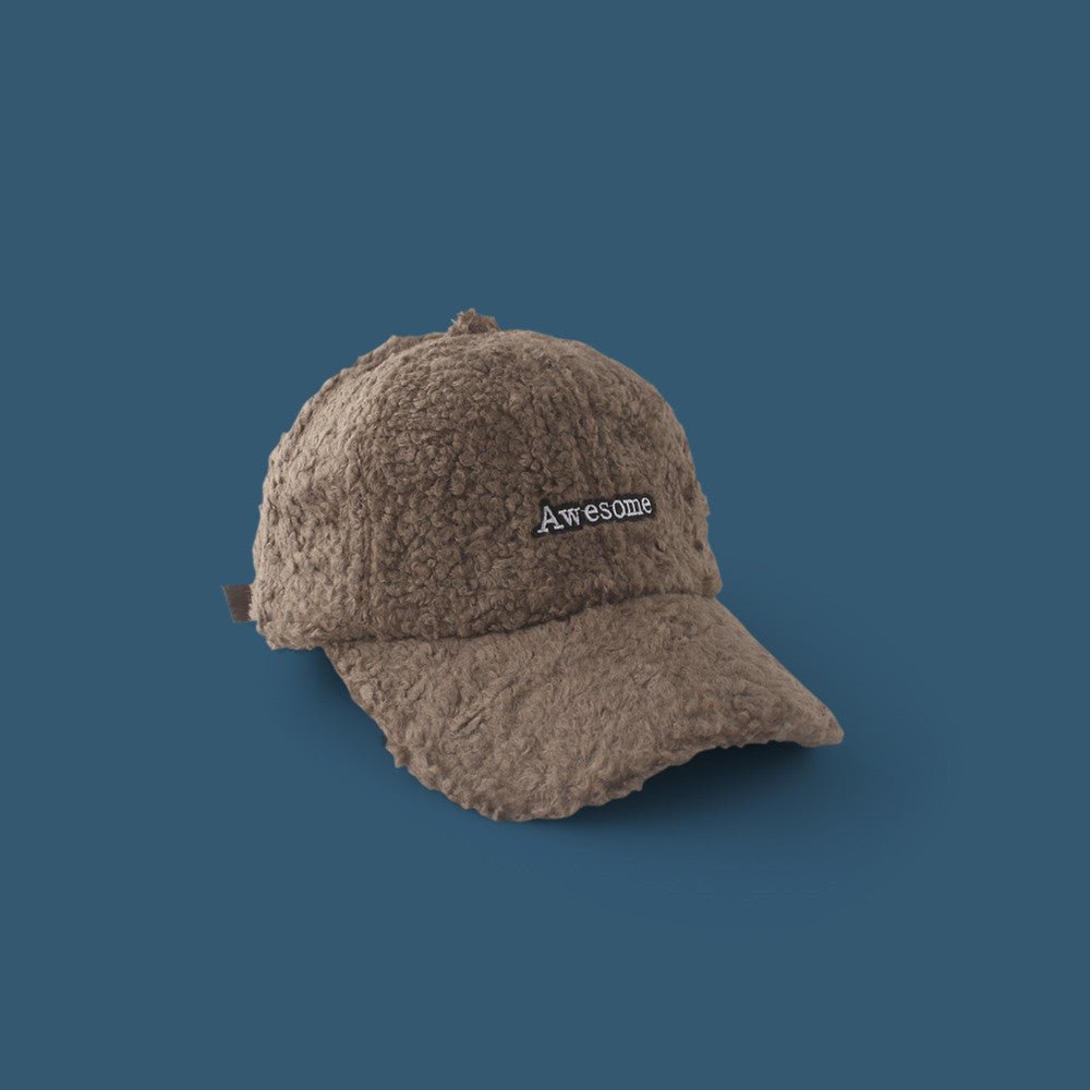 Lamb Wool Alphabet Plush Hat For Men And Women - RALO COLLECTION STUDIO