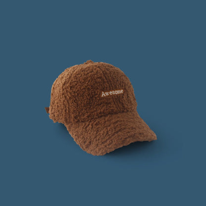 Lamb Wool Alphabet Plush Hat For Men And Women - RALO COLLECTION STUDIO
