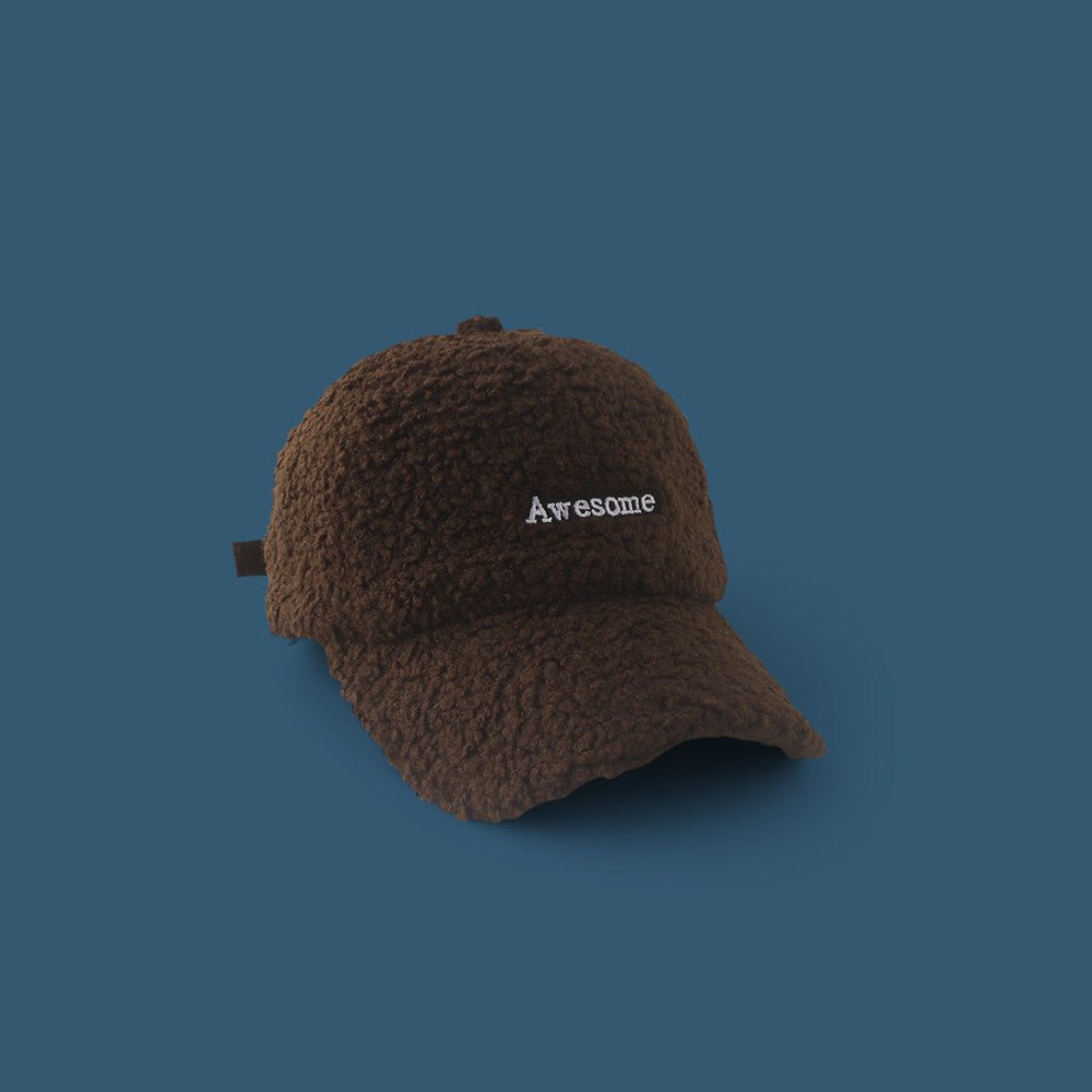 Lamb Wool Alphabet Plush Hat For Men And Women - RALO COLLECTION STUDIO