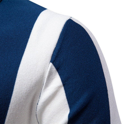 Lapel Short-sleeved Woolen Polo Shirt For Men - RALO COLLECTION STUDIO