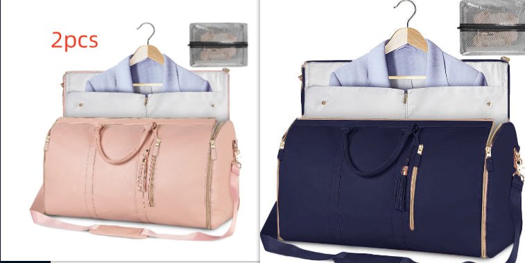 Large Capacity Travel Duffle Bag Women's Handbag Folding Suit Bag Waterproof Clothes Totes - RALO COLLECTION STUDIO