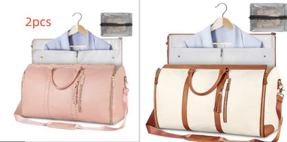 Large Capacity Travel Duffle Bag Women's Handbag Folding Suit Bag Waterproof Clothes Totes - RALO COLLECTION STUDIO