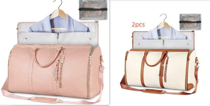 Large Capacity Travel Duffle Bag Women's Handbag Folding Suit Bag Waterproof Clothes Totes - RALO COLLECTION STUDIO