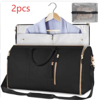 Large Capacity Travel Duffle Bag Women's Handbag Folding Suit Bag Waterproof Clothes Totes - RALO COLLECTION STUDIO