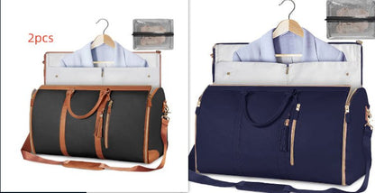 Large Capacity Travel Duffle Bag Women's Handbag Folding Suit Bag Waterproof Clothes Totes - RALO COLLECTION STUDIO
