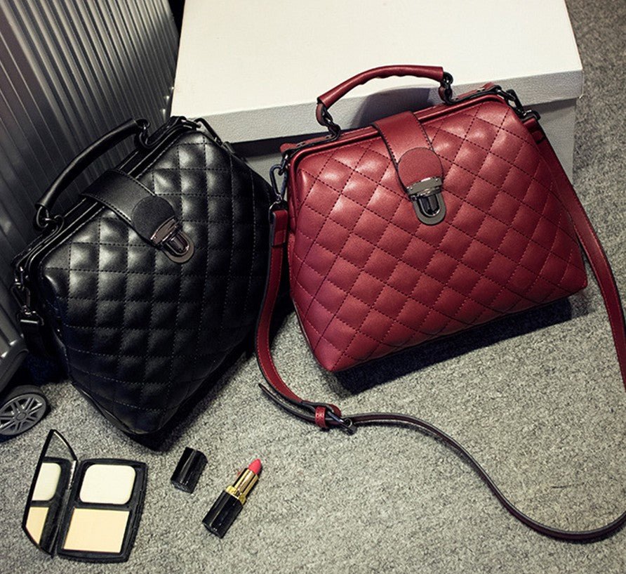 Ralo Vintage Luxe Lingge Leather Doctor Bag - RALO COLLECTION STUDIO