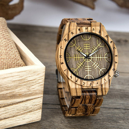 Leisure Ebony All Wood Watch - RALO COLLECTION STUDIO