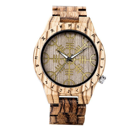 Leisure Ebony All Wood Watch - RALO COLLECTION STUDIO