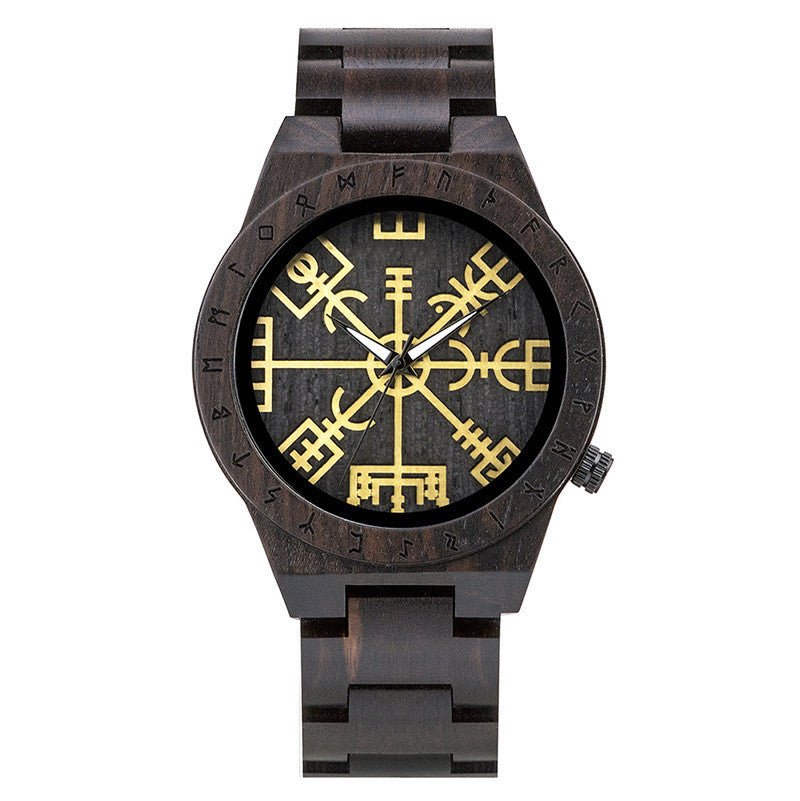 Leisure Ebony All Wood Watch - RALO COLLECTION STUDIO