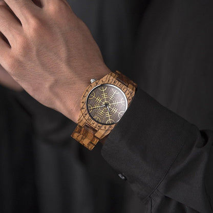 Leisure Ebony All Wood Watch - RALO COLLECTION STUDIO