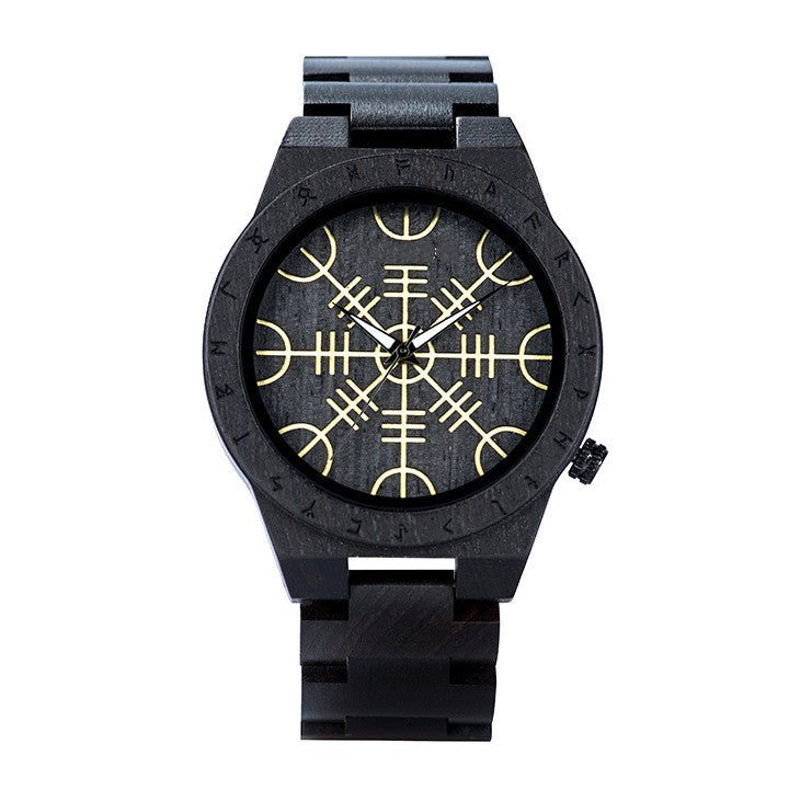 Leisure Ebony All Wood Watch - RALO COLLECTION STUDIO