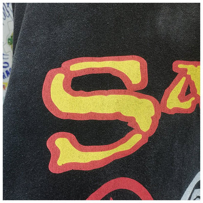 Letter Print High Street Loose Fashion Cotton Short Sleeve T-shirt Men - RALO COLLECTION STUDIO