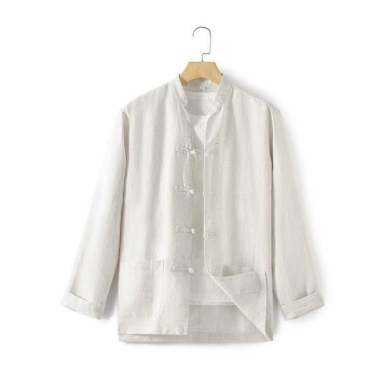 Linen Shirt Chinese-style Loose Men - RALO COLLECTION STUDIO
